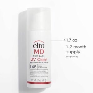 NEW elta md skincare UV Clear SPF 46